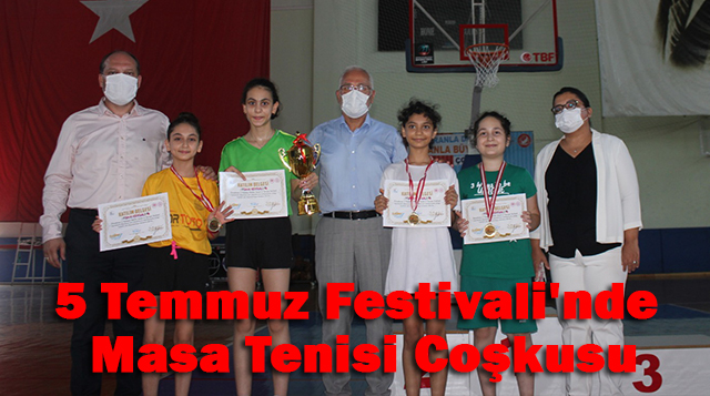 5 Temmuz Festivali’nde Masa Tenisi Coşkusu