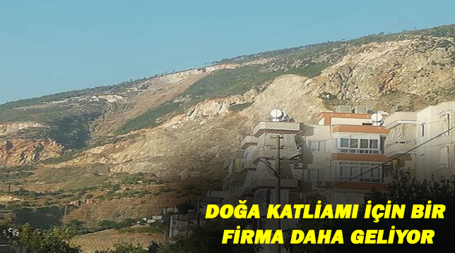 DOĞA KATLİAMI İÇİN BİR FİRMA DAHA GELİYOR