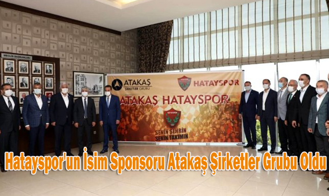 Hatayspor’un isim sponsoru Atakaş şirketler grubu oldu