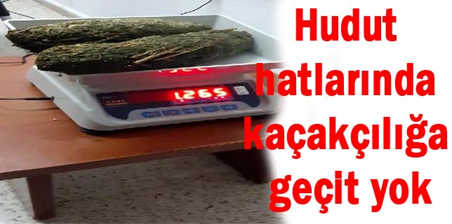 Hudut hatlarında kaçakçılığa geçit yok