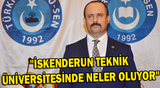 “İSKENDERUN TEKNİK ÜNİVERSİTESİNDE NELER OLUYOR”