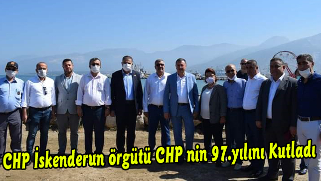 CHP İskenderun örgütü CHP nin 97.yılını Kutladı