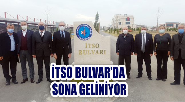 İTSO BULVAR’DA SONA GELİNİYOR